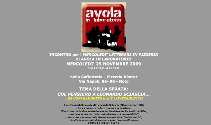 AVOLA IN LABORATORIO