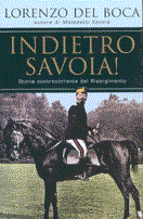 copertina "Indietro Savoia"