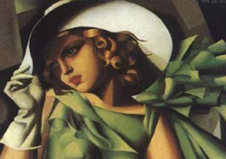 donna in verde