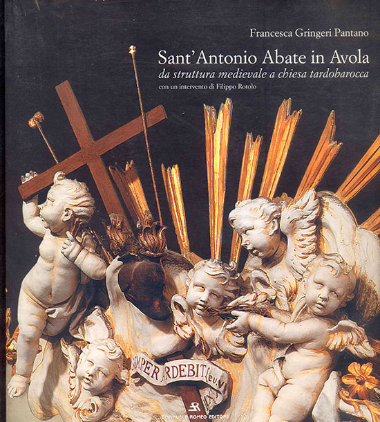 copertina libro su chiesa di Sant'Antonio Abate ad Avola