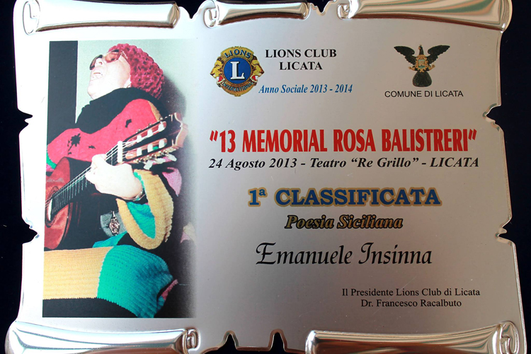 Premio a Insinna